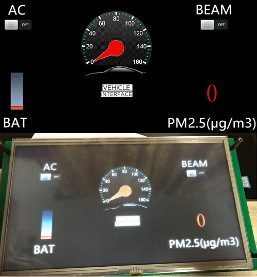 LCD Screen for Car Dashboard