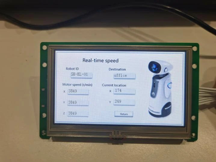 STONE-TFT-LCD-Module-STM32-Service-Robot-Motion-Status-Monitoring