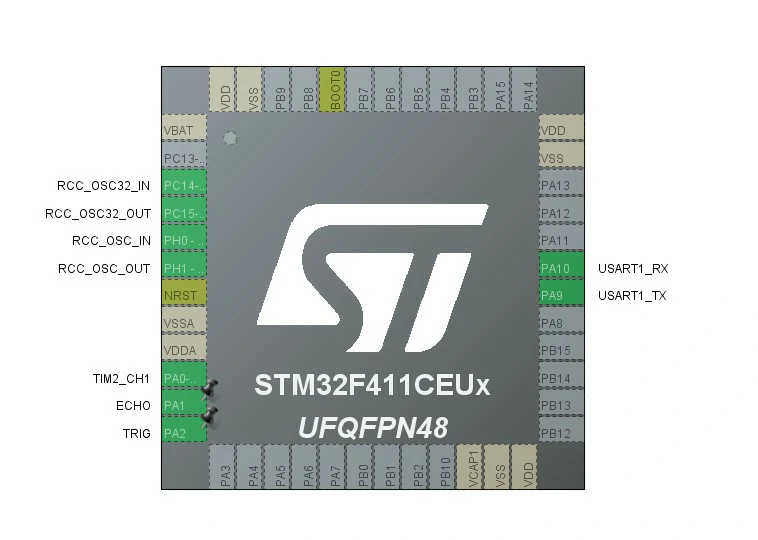 STONE-TFT-LCD-Module-STM32-Ultrasonic-Dstance-Measurement