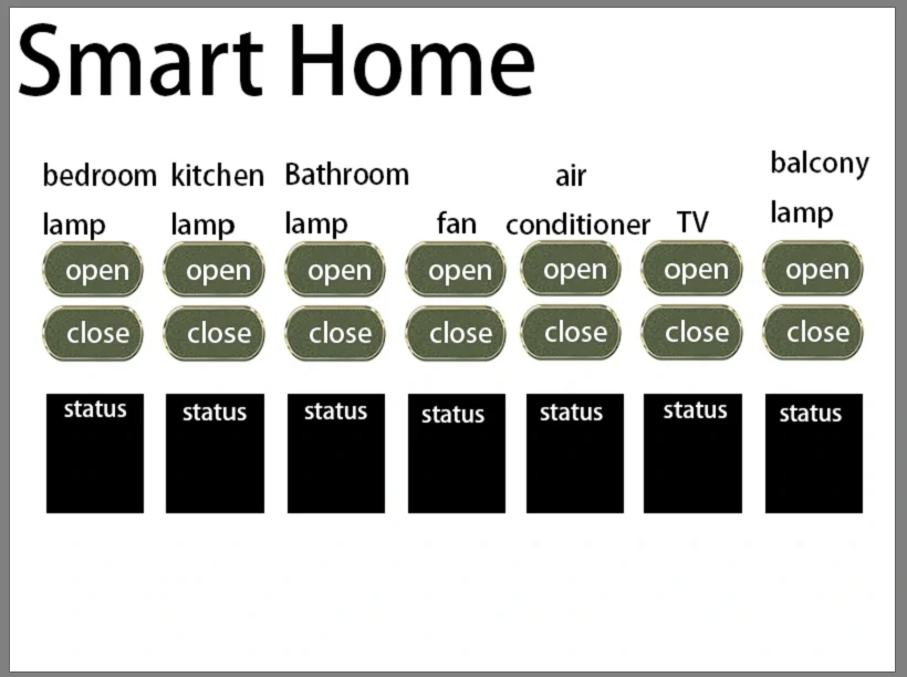STONE-display-screen-STM32-MCU-relay-module-to-control-smart-home-appliances