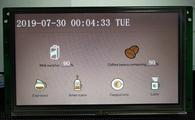 STONE-display-STM32-Coffee-Maker