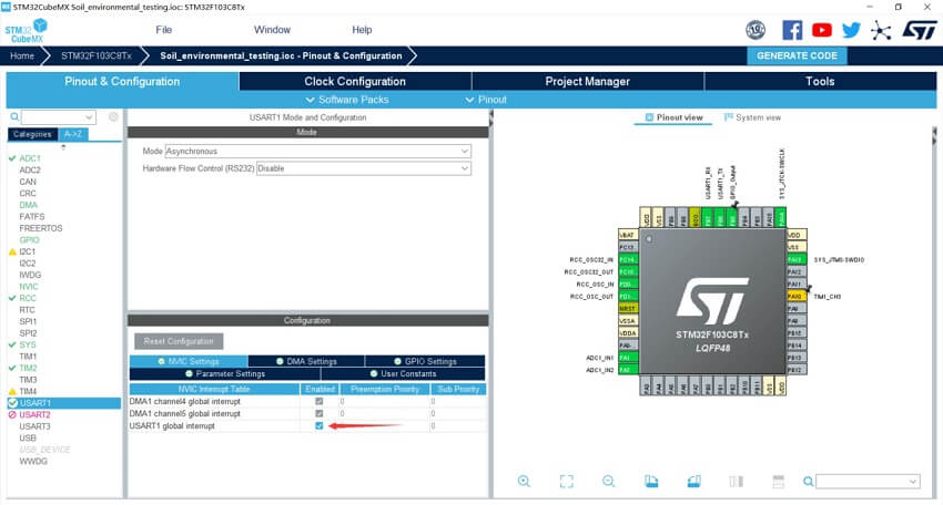 STM and sensor-based environmental monitoring design (7)