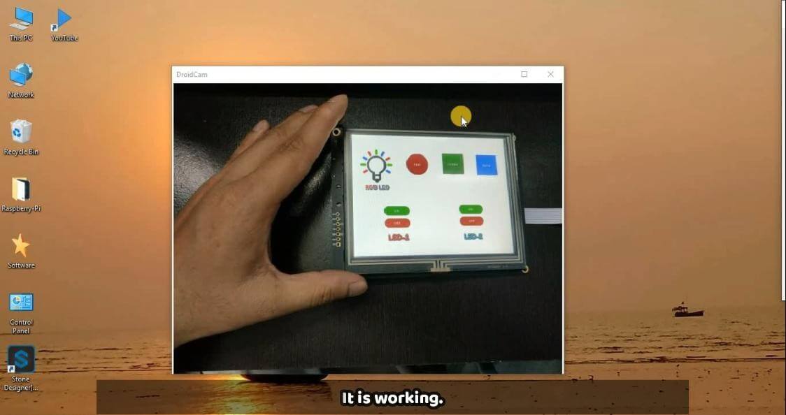带有 Raspberry-Pi-16 的 Stone-HMI 显示器