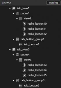Figure (51) tab_view comes with child controls