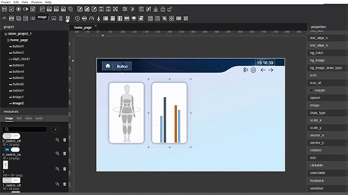Drag and drop components