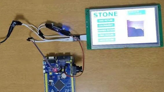 OV7670 Camera Module Connection with STONE Display Module