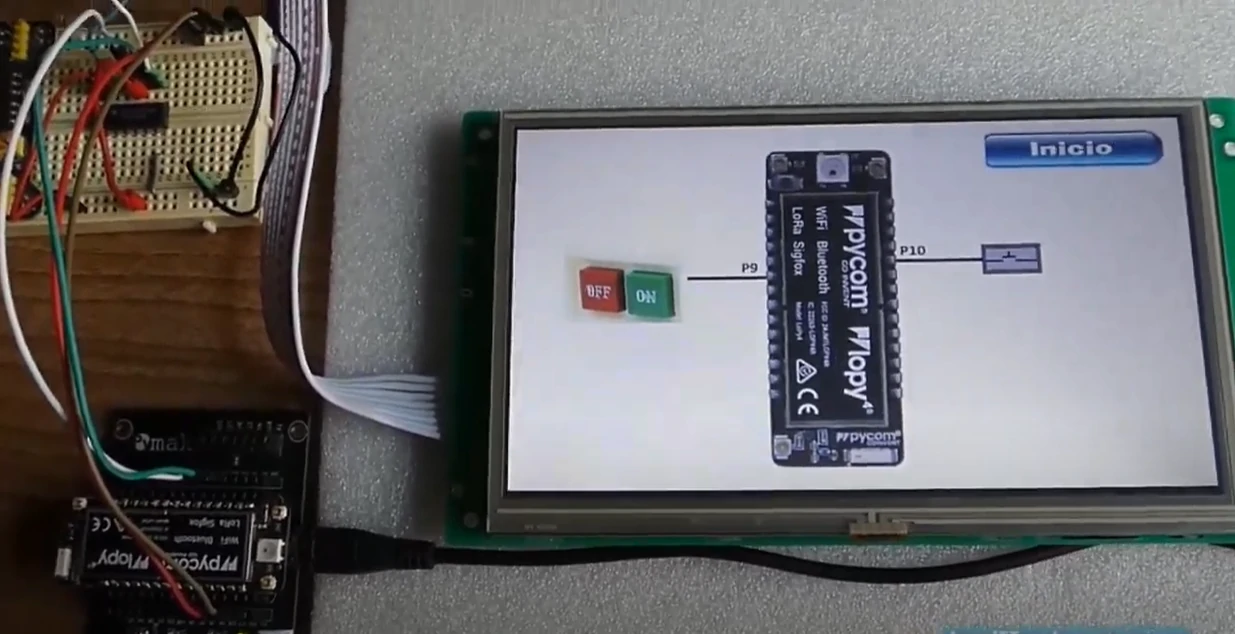 STONE HMI panel Touch screen conpatible con Arduino