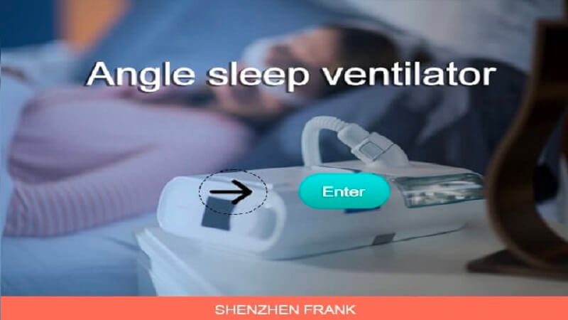 Angle sleep ventilator