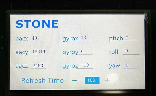 TFT touch screen